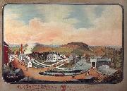 Hofmann Charles C. View of Henry Z.Van Reed's Farm,Papermill and Surroudings oil painting